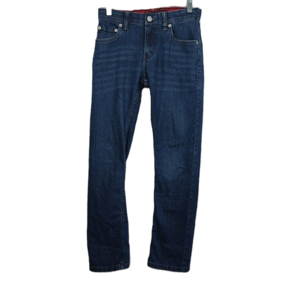 🔥🔥🔥Levi's 511 boy's jeans, youth 12‎ reg, 26 x 27, dark wash blue denim🔥🔥🔥